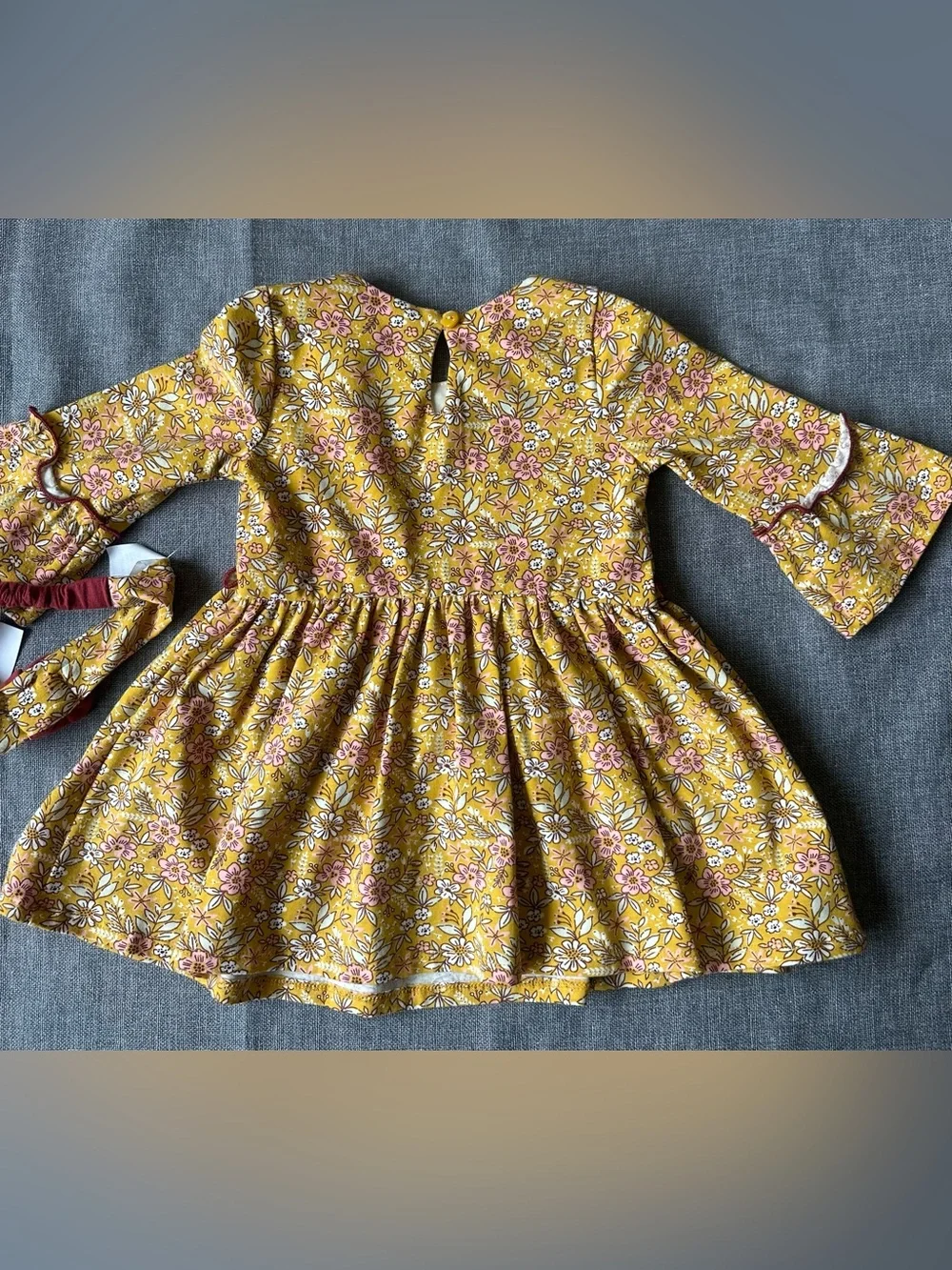 New Girl’s Bonnie Jean Floral Boho Tunic Shirt & Headband